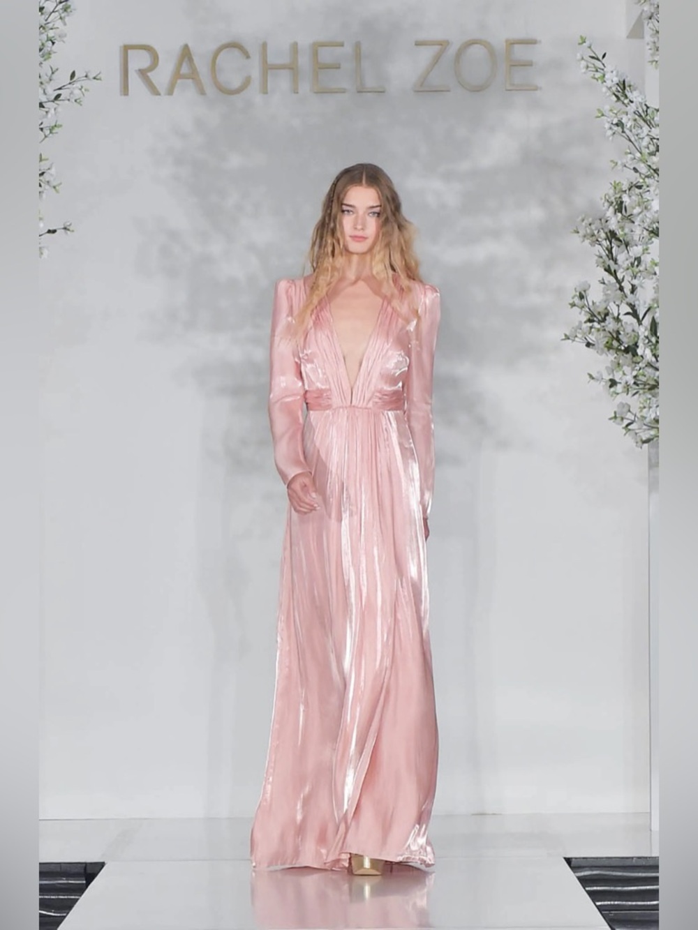 Rachel Zoe - Rosalie Deep V-Neck Gown